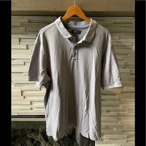 Nordstrom gray short sleeve polo shirt